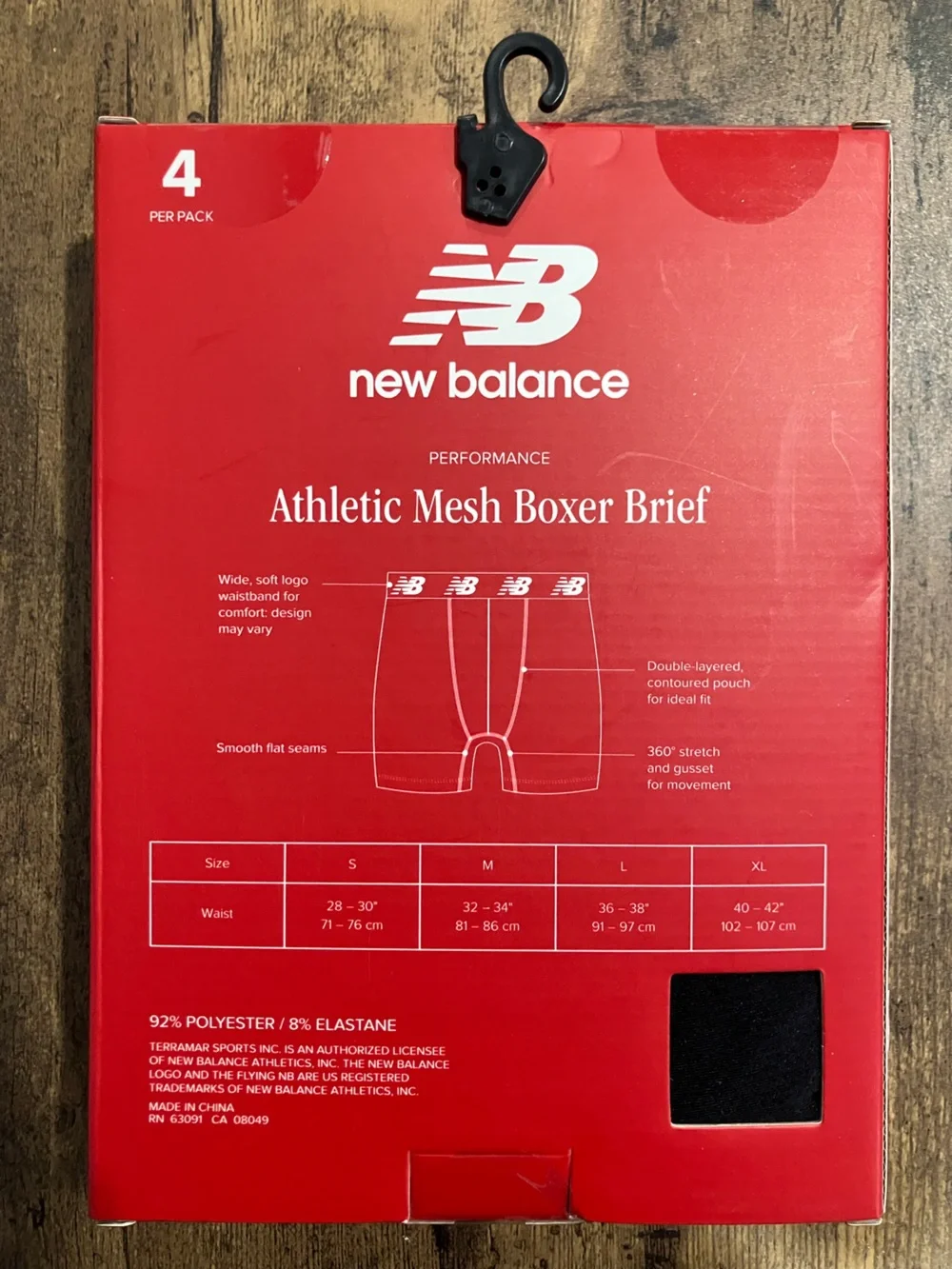 New balance, boxer, briefs 4x